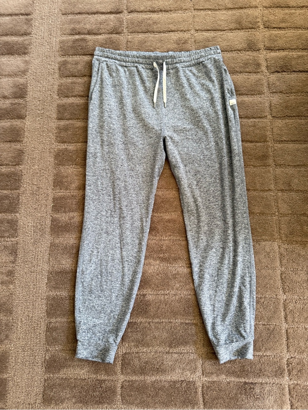 Vuori Heather Gray Jogger Track Pants